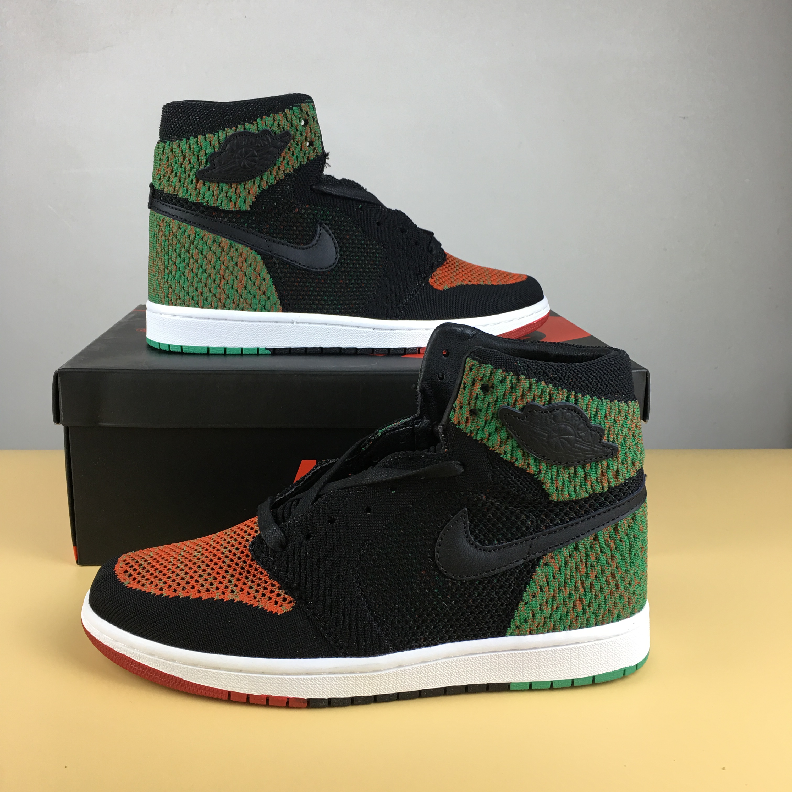 New Men Jordan 1 Flyknit BHM Shoes - Click Image to Close